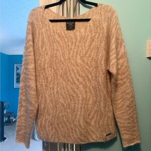 Fuzzy Animal Print Sweater